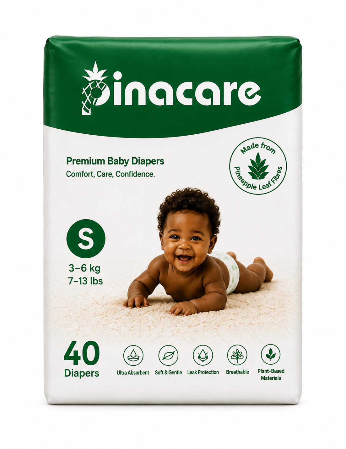 Eco Diaper Pack S